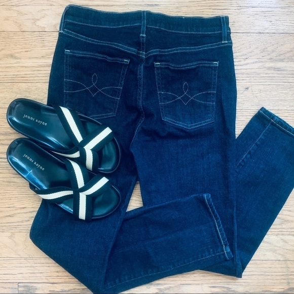 3x1 Dark Wash Mid Rise Straight Leg Jeans - Picture 7 of 8